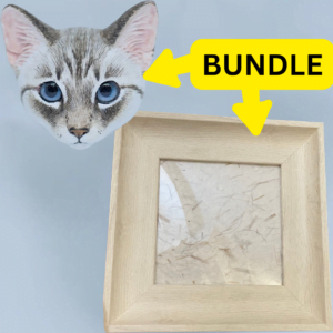 3D Handmade Pet Plaster + Magnetic Frame